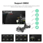 9.7 inch Vertical Screen HD 2.5D Glass Car MP5 Player Android Navigation All-in-one Machine - Image 6