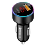 Aluminum Alloy Digital Display PD+QC3.0 Car Charger Multifunctional Car Charger - Image 2