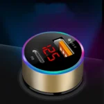 Aluminum Alloy Digital Display PD+QC3.0 Car Charger Multifunctional Car Charger - Image 4
