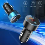 Aluminum Alloy Digital Display PD+QC3.0 Car Charger Multifunctional Car Charger - Image 5