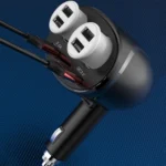 Cigarette Lighter Car Charger Dual USB QC 3.0 Dual Fast Charging 6A Car Charger - Image 7