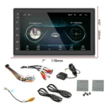 Car 7 inch Universal Android Navigation MP5 Player GPS Bluetooth Car Navigation All-in-one - Image 5