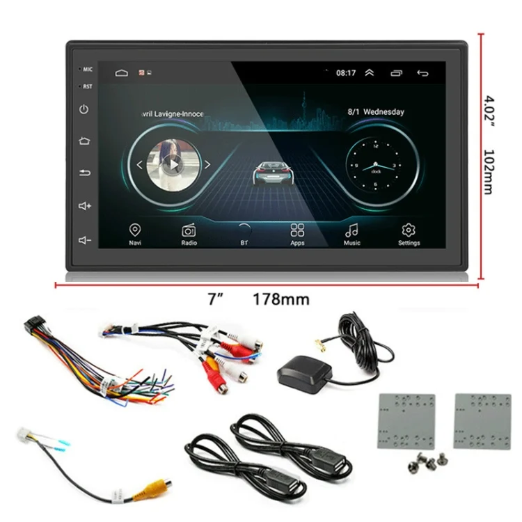 TBD0427019502_4.webp Car 7 inch Universal Android Navigation MP5 Player GPS Bluetooth Car Navigation All-in-one - Image 5