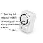 2 PCS ChangXin Electric Vehicle Timer Charger Mechanical Timer Socket Countdown Off Timer Socket - Image 4