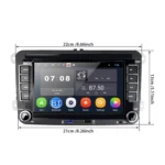 Suitable for Volkswagen 7-inch Car Multimedia Player Navigation Bluetooth Reversing Integrated Machine Android 10.0 - Image 2