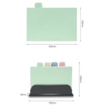 Wheat Straw Classification Cutting Board Set Multi-purpose Non-slip Cutting Board - Image 6