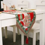 Creative Christmas Home Decoration Items Knitted Tablecloth Dining Table