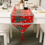 Creative Christmas Home Decoration Items Knitted Tablecloth Dining Table - Image 5