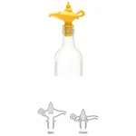 Creative Silicone Aladdin Magic Lamp Red Wine Bottle Pourer Manual Sealing Airless Bottle Stopper - Image 4