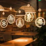 Christmas Decoration Light LED Holiday 3D Hanging Lamp - Image 5