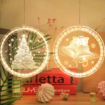 Christmas Decoration Light LED Holiday 3D Hanging Lamp - Image 6