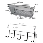 Dormitory Upper Bunk Bedside Storage Rack Bedside Hanging Basket Hook - Image 12