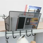 Dormitory Upper Bunk Bedside Storage Rack Bedside Hanging Basket Hook - Image 3