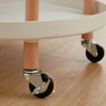 Luxury Movable Trolley Simple Kitchen Living Room Storage Tea Set Rack - Image 5