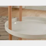 Luxury Movable Trolley Simple Kitchen Living Room Storage Tea Set Rack - Image 6