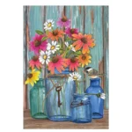 Linen Flower Series Garden Flag Garden Holiday Flag Double-sided Printing - Image 2