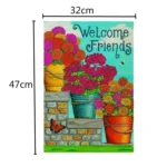 Linen Flower Series Garden Flag Garden Holiday Flag Double-sided Printing - Image 3