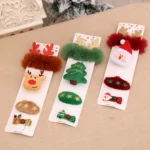 Christmas Gift Hairpin Brooch Bracelet Christmas Accessories - Image 6