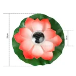 Solar Outdoor Waterproof Floating Light Garden Courtyard Lotus Light - Image 11