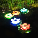 Solar Outdoor Waterproof Floating Light Garden Courtyard Lotus Light - Image 3