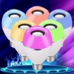 E27 LED Music Bulb Smart Colorful Remote Control Wake Up Light - Image 3