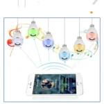 E27 LED Music Bulb Smart Colorful Remote Control Wake Up Light - Image 4