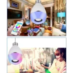 E27 LED Music Bulb Smart Colorful Remote Control Wake Up Light - Image 6