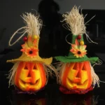 Halloween Pumpkin Lantern Hollow Glowing Foam Bar Decoration - Image 6