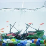 Aquarium Fish Tank Aquarium Landscaping Decoration Oxygen-enhancing Toy Rotten Shipwreck - Image 6