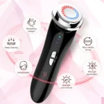 Facial Electronic Beauty Instrument Ultrasonic Ion Red And Blue Color Light Introduction Instrument - Image 6