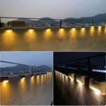 Solar Railing Light Staircase Light Outdoor Waterproof LED Step Light Garden Decoration Landscape Light - Image 11