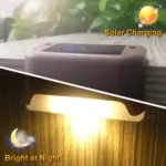 Solar Railing Light Staircase Light Outdoor Waterproof LED Step Light Garden Decoration Landscape Light - Image 4