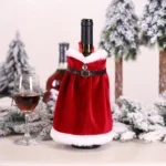 Christmas Red Wine Bottle Cover Wine Bottle Decoration Creative Wine Bag - Image 7