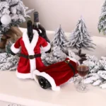 Christmas Red Wine Bottle Cover Wine Bottle Decoration Creative Wine Bag - Image 5