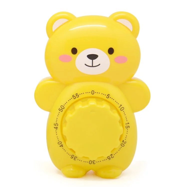 TBD0462936301A_1.webp Cartoon Bear Timer Kitchen Gadget Mechanical Timer - Image 2