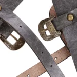 Halloween Carnival Stage Props Adult PU Leather Samurai Cosplay Armor - Image 10