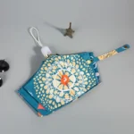 Small Fresh Vinyl Folding Cartoon Forest Rain and Sun Dual-use Umbrella - Image 5