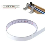 Sticky Scale Steel Ruler with Glue Scale Tape Measure Self-adhesive Ruler
