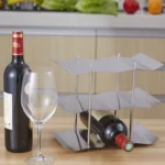 Stainless Steel Wrought Iron Wine Rack Wine Cabinet Decoration