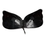 Women Self-Adhesive Strapless Bandage Blackless Solid Bra Silicone underwear Invisible Bra - Image 2