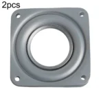 2pcs 3 inch Hollow Square Dining Table Turntable Furniture Hardware
