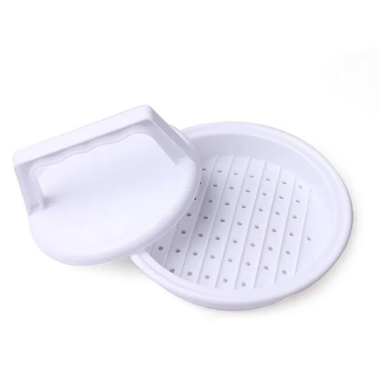 TBD0477509_1.webp 2 PCS Round Shape Hamburger Presser Plastic Hamburger Beef Grill Burger Press Patty Maker Mold Mould - Image 2
