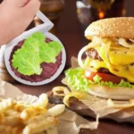 2 PCS Round Shape Hamburger Presser Plastic Hamburger Beef Grill Burger Press Patty Maker Mold Mould - Image 7