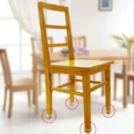 4pcs Square Chair Leg Caps PVC Feet Protector Pads Furniture Table Covers - Image 6