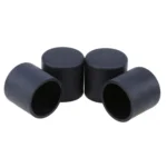 100 PCS Plastic Chair Feet Protectors Black Anti-skid Furniture Legs Table Base Cap Floor Protector Cover - Image 3