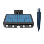 With Ground Plug Wiring Free Infrared Sensor Waterproof Solar Lighting Wall Light - Image 6