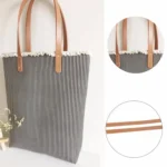 60cm Straight Rivet PU Crossbody Bag Strap Bag Accessories - Image 3