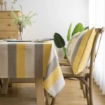 Cover Cloth Towel For The Rectangular Striped Coffee Table Round Table Dining Table - Image 4