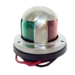 4W 12V IP65 Waterproof Stainless Steel Two-color Marine Signal Light Red and Green LED Lights - Image 3