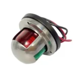 4W 12V IP65 Waterproof Stainless Steel Two-color Marine Signal Light Red and Green LED Lights - Image 4